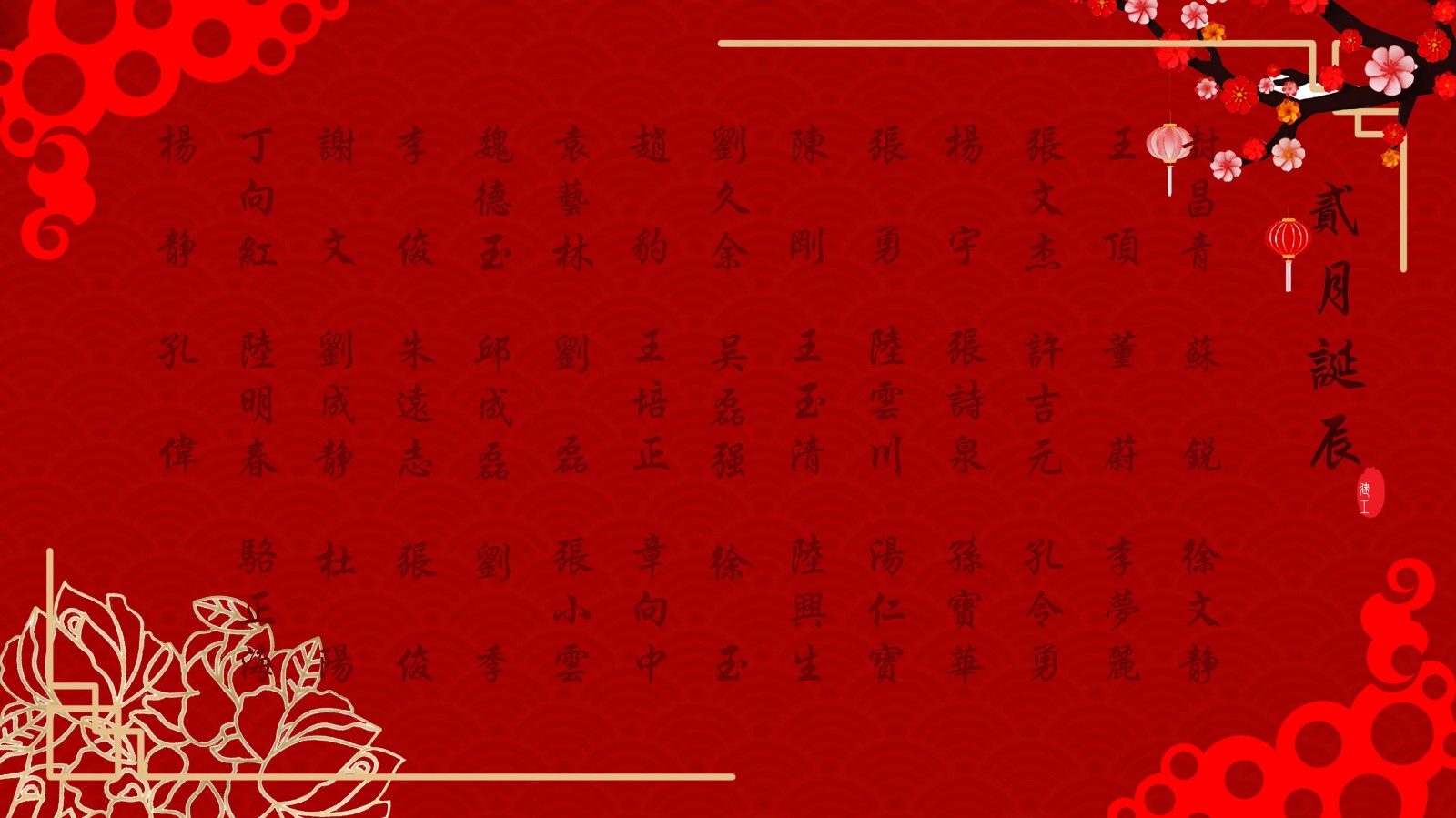 【生日祝福】恭祝02月生日的員工生日快樂(lè)！